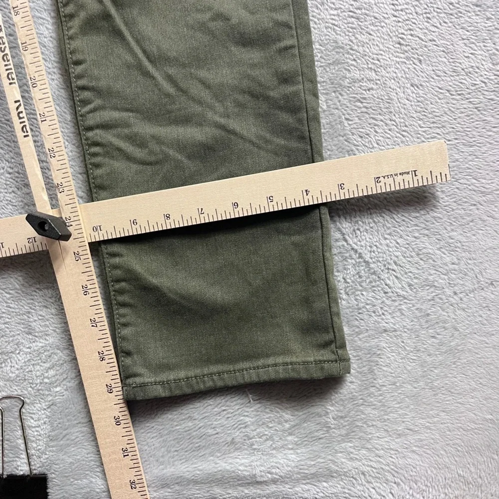Banana Republic Travel Jean Mens 32x30 Slim Fit Olive Green 5-Pocket Pants